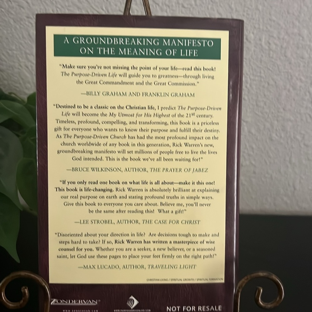 Book -The Purpose Driven Life‎ - Picture 6 of 6